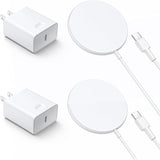 Magnetic Wireless Charger For Iphone 16 15 Wireless Charger With 20W Pd Usb C Charger, 2 Pack Compatible With Magsafe Charger For Iphone 16/16 Pro/16 Pro Max/15/15Pro/15Promax/Airpods3