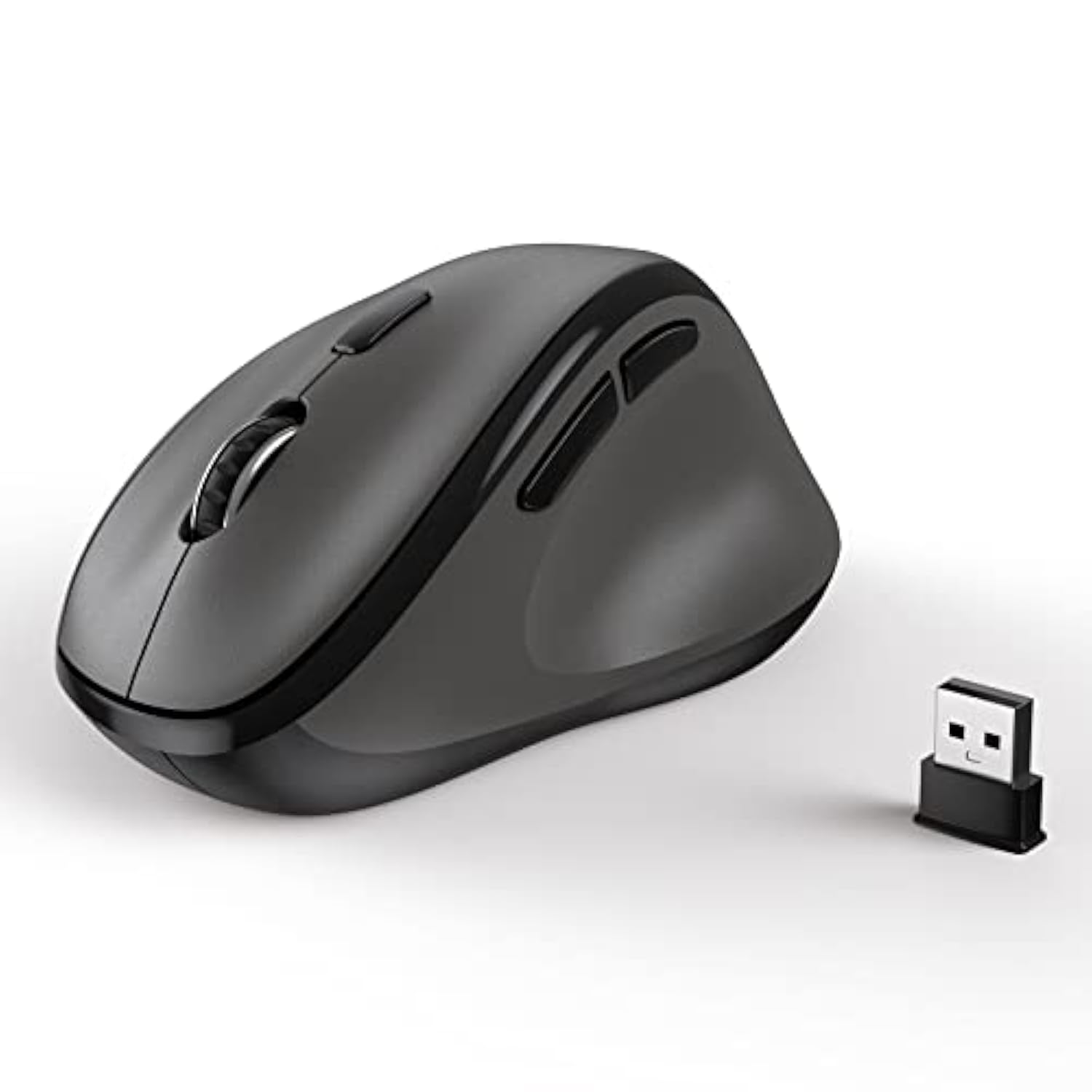 Ergonomic Wireless Mouse With Usb Receiver For Pc Computer, Laptop And Desktop
