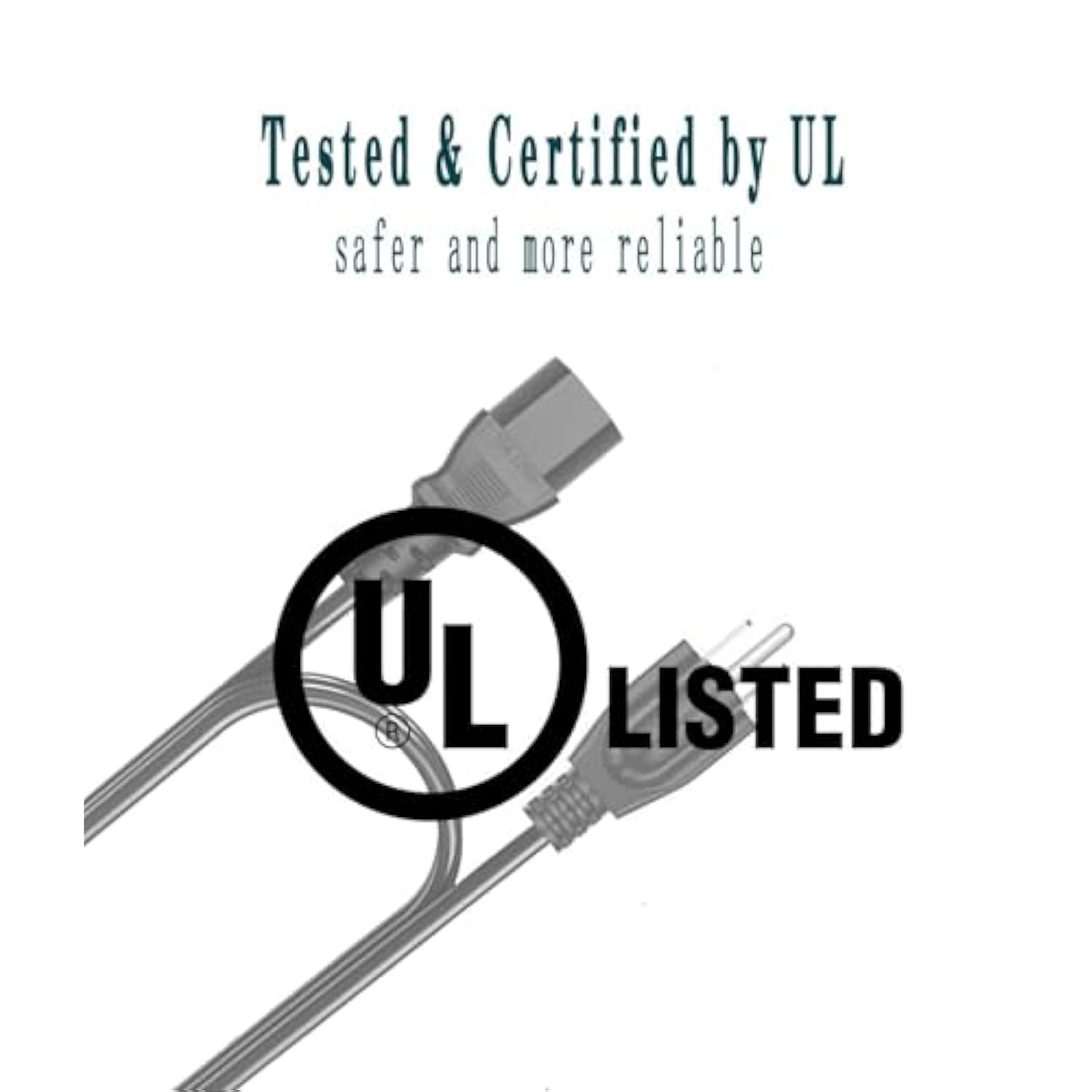 Amplifier Power Cable Cord Compatible Guitar Amp, Ion Ipa76C Ipa76A Ipa76S Ipa23 Block Rocker, Block Party & Live, Job Rocker, Explorer Portable Speaker System 3-Prong Wall Power Cable Plug