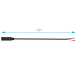 2-Pack 3.5Mm 1/8" Female Jack To Speaker Wire Bare Wire Pigtail Ts Mono 3.5Mm Plug Connector Adapter Repair Audio Cable For Speaker, Trigger Cable