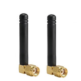 Mini Dual Band Wifi 6 2.4Ghz 5Ghz 5.8Ghz Mimo 802.11 B/G/N/Ac/Ax Rp-Sma Male Right Angle Antenna For Fpv Wifi Bluetooth Usb Adapter 6E Pcie Card Mini Pc Motherboard Router Wireless Back Up Camera