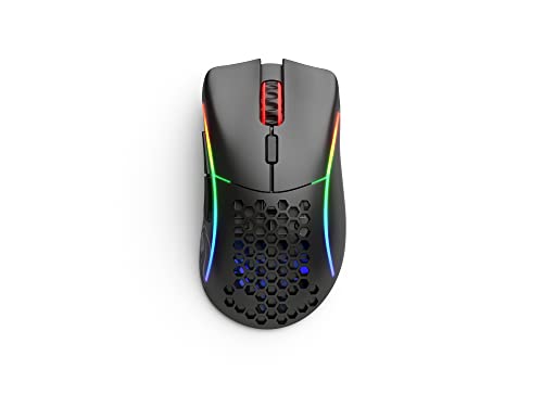 Model D- (Minus) Wireless Gaming Mouse - 67G Superlight Honeycomb Design, Rgb, Ergonomic, Lag Free 2.4Ghz Wireless, Up To 71 Hours Battery - Matte Black