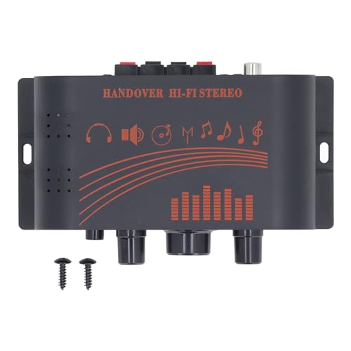 HiFi Power Amplifier 2 x 20W Stereo Audio Amp with 5.0 USB SD AUX for Home Theater Car Garage