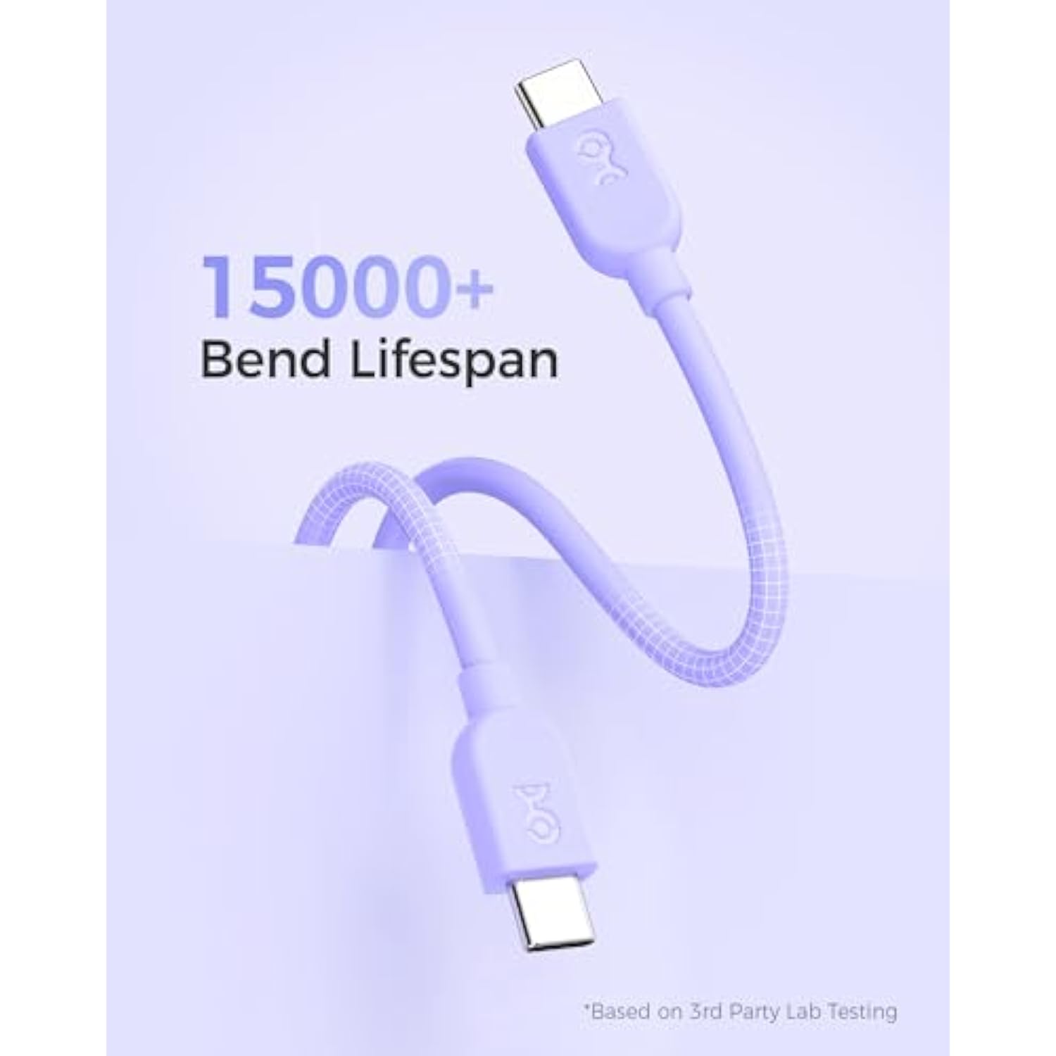 Cable Matters 3-Pack Extreme Flexible USB C Charging Cable 3ft in Orange Blue Purple, Up to [60W Charging, 480Mbps] Apple CarPlay, Android Auto, USB C Cable for iPhone 16/15, Galaxy S24, iPad Pro