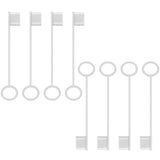 8Pcs USB Caps for USB C Cable Anti Loss Tether Silicone Soft Snugly Dust and Oxidation Protection Adapter Cover Anti Dust for Android iPhone Type C