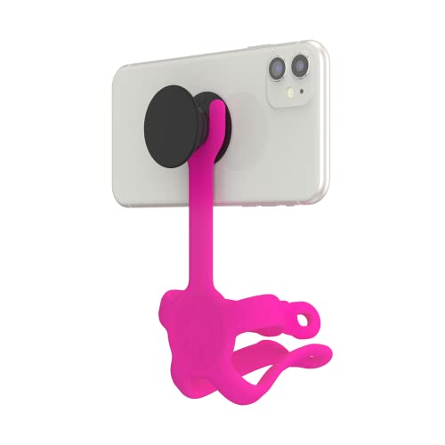 : Flexible Phone Mount & Stand, Phone Tripod Mount, Universal Device Mount - Hot Pink