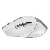 Fb35 Bluetooth & 2.4G Wireless Mouse Compatible With Pc/Android/Ios/Mac - Icy White