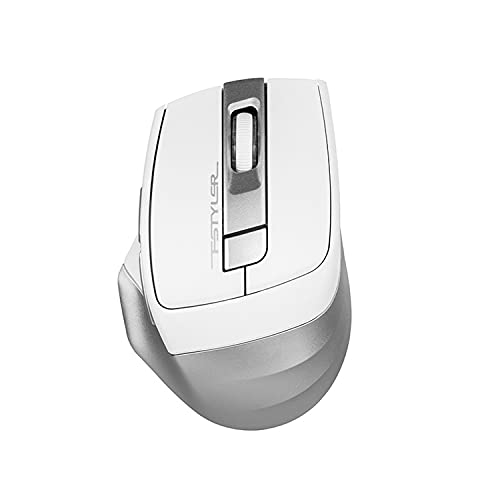 Fb35 Bluetooth & 2.4G Wireless Mouse Compatible With Pc/Android/Ios/Mac - Icy White
