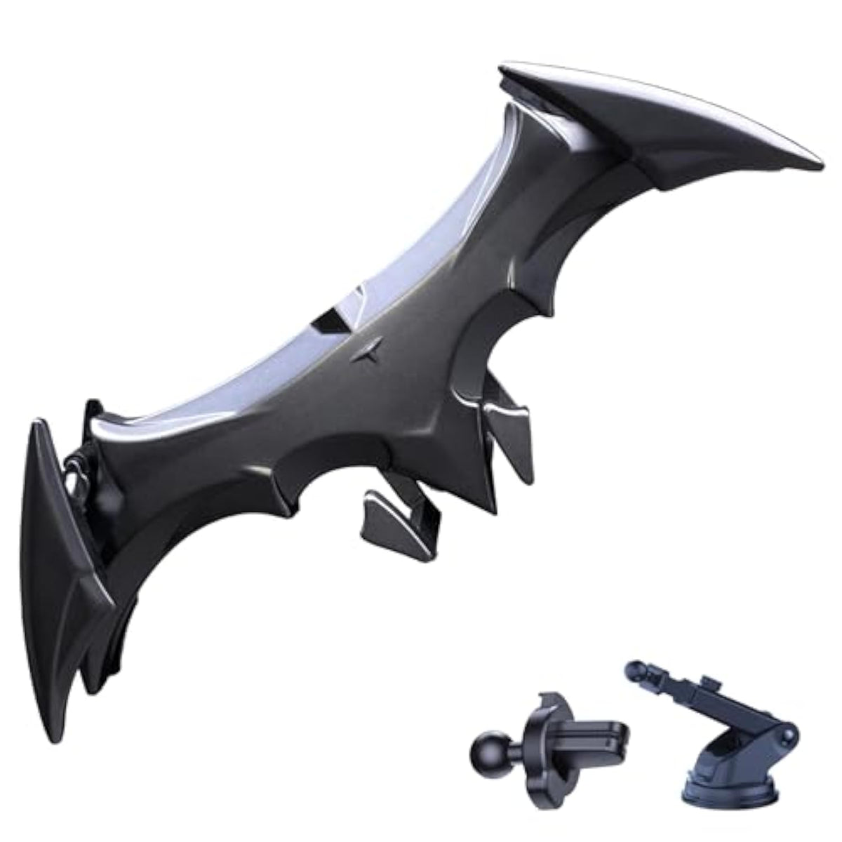 Alloy Material Unique Phone Holder Mount For Car Gifts For Men Bat Decorations Collectibles For Room Universal Vent/Dash/Windshield Gravity Automatic Locking Hands Free