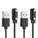 2-Pack Charger for FAFAFROG S1 Dog Bark Collar, Replacement USB-A/USB-C Magnetic Charging Cable (USB-A)