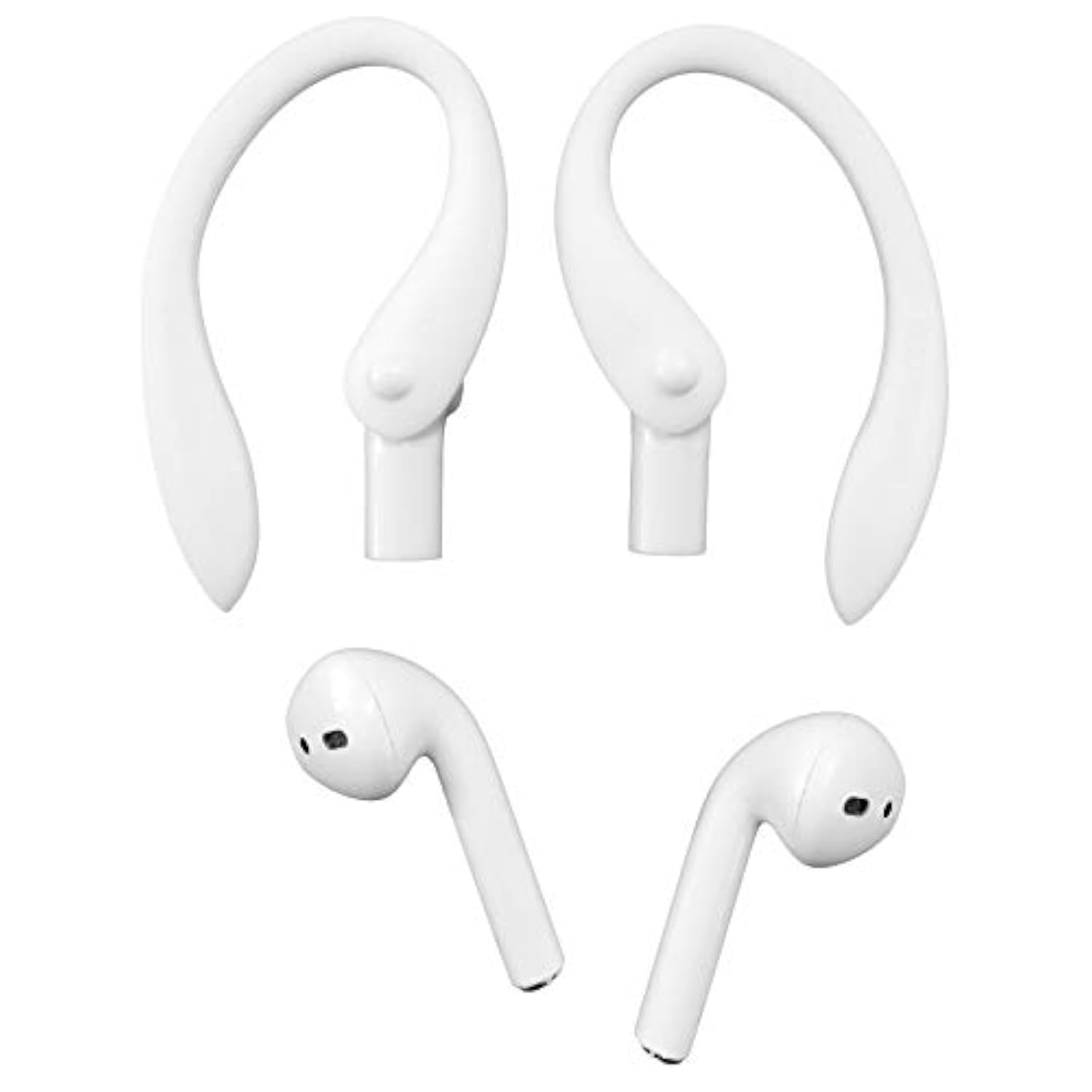 Earhooks Compatible With Apple Airpods | White