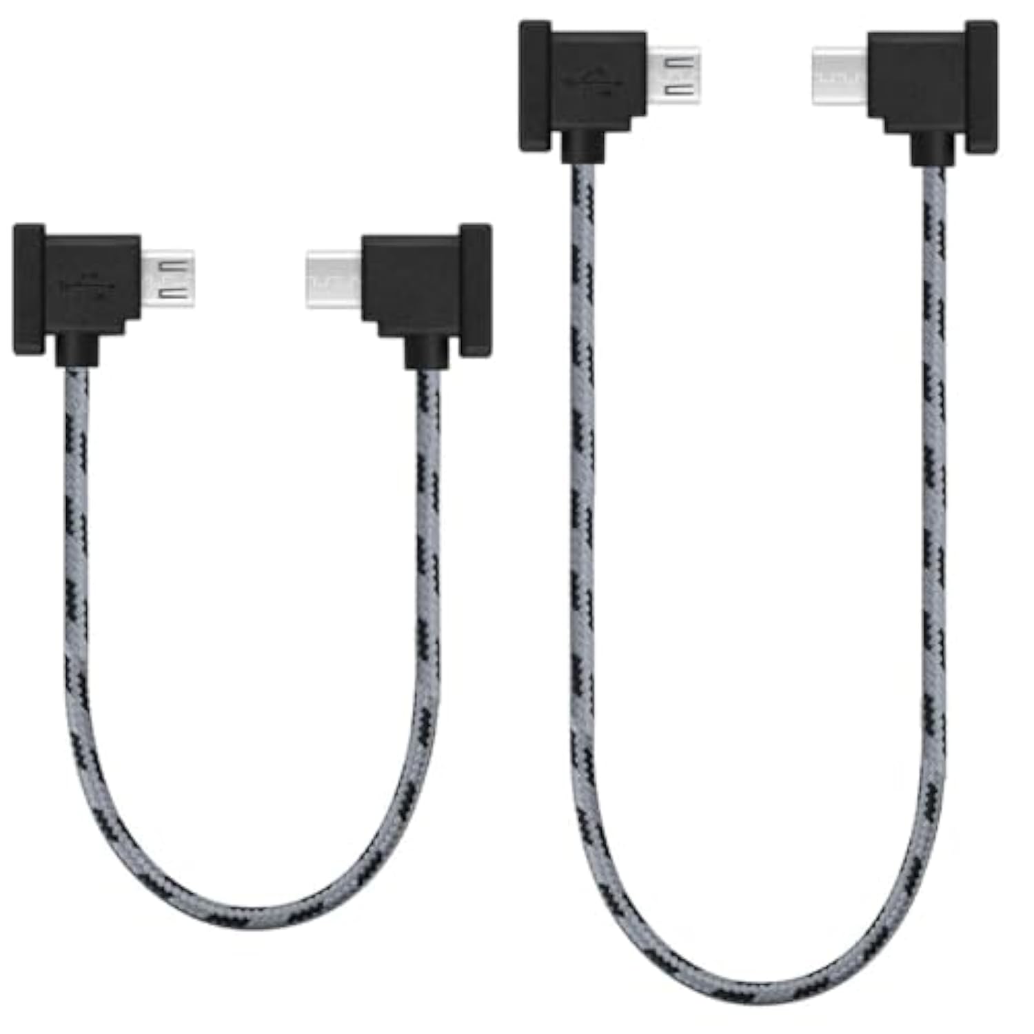 1Ft+0.5Ft(2 Pack) Micro To Usb C Remote Controller Cable For Iphone 15 Pro, Dji Mavic Mini,Mini Se, Mavic 2 Pro/Zoom,Mavic Air,Mavic Pro, Spark, Dji Drone To Tablet Cable Otg Data Cord Accessories