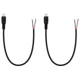 2-Pack Rca Female Plug To Speaker Wire Bare Wire Pigtail Connector Adapter Repair Audio Video Rca Jack Cable For Av Receiver Speaker Amplifier Tv Subwoofer