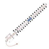 Wifi Antenna 2.4Ghz 18Dbi High Gain Yagi Directional Antenna Booster With Rp-Sma Connector For Network Router/Reapter/Usb Adapter/Extension Network Pci Card/Security Camera