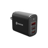 Raycon Magic USB C Charger (65W) for MacBook Pro/Air, iPad Pro, Galaxy S20, Dell XPS 13, Note 20/10+, iPhone 16/16 Pro, Steam Deck, PPS 3-Port Fast Compact