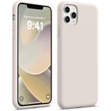 Compatible With Iphone 11 Pro Max Cases, Premium Silicone [Military Drop Protection] & [Anti-Scratch Soft Microfiber Lining] Slim Shockproof Phone Case For Iphone 11 Pro Max, 6.5 Inch, Stone
