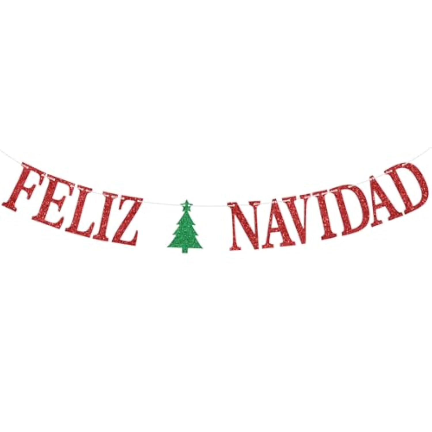 Feliz Navidad Banner Merry Christmas Merry Bright Party Decorations