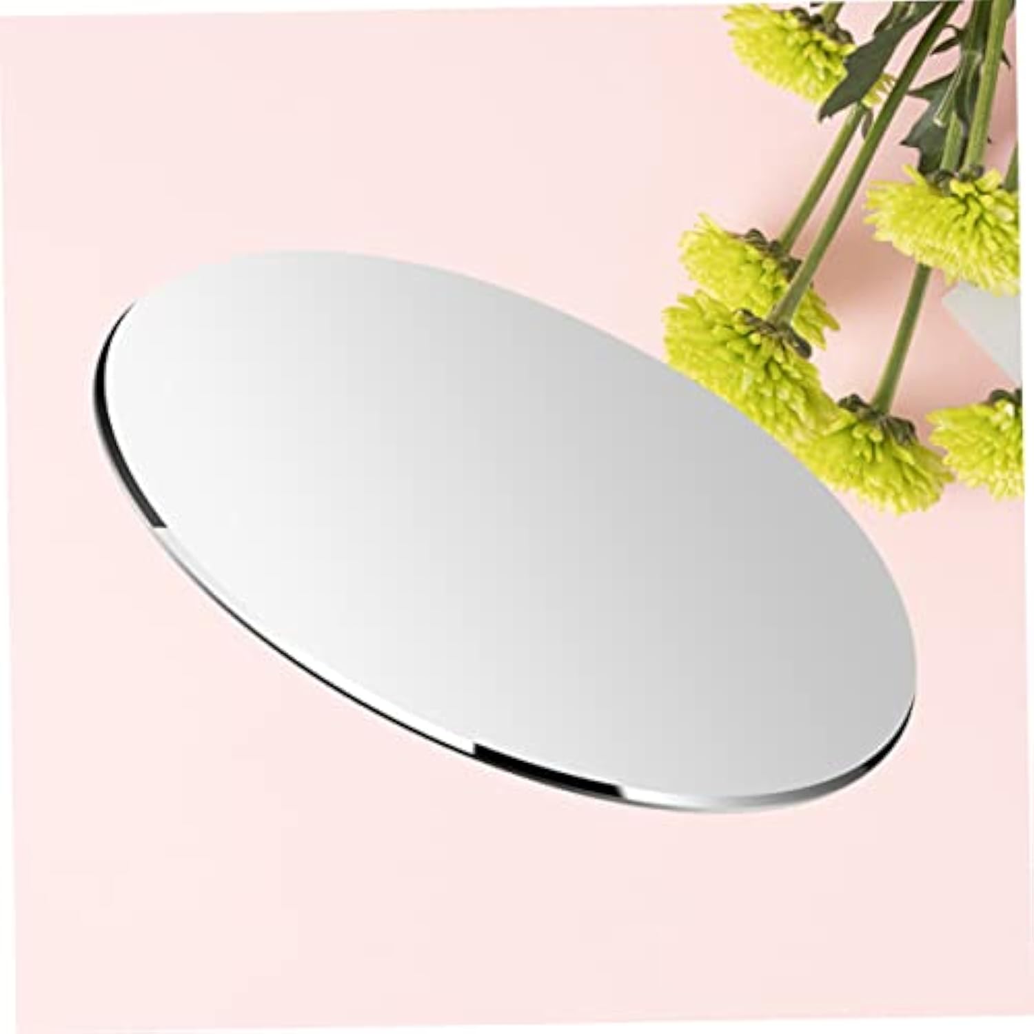 Round Aluminum Mouse Pad Dual Sided Metal Mouse Mat For Gaming Office And Home Use Silver Finish For Desktops Pcs And Laptops