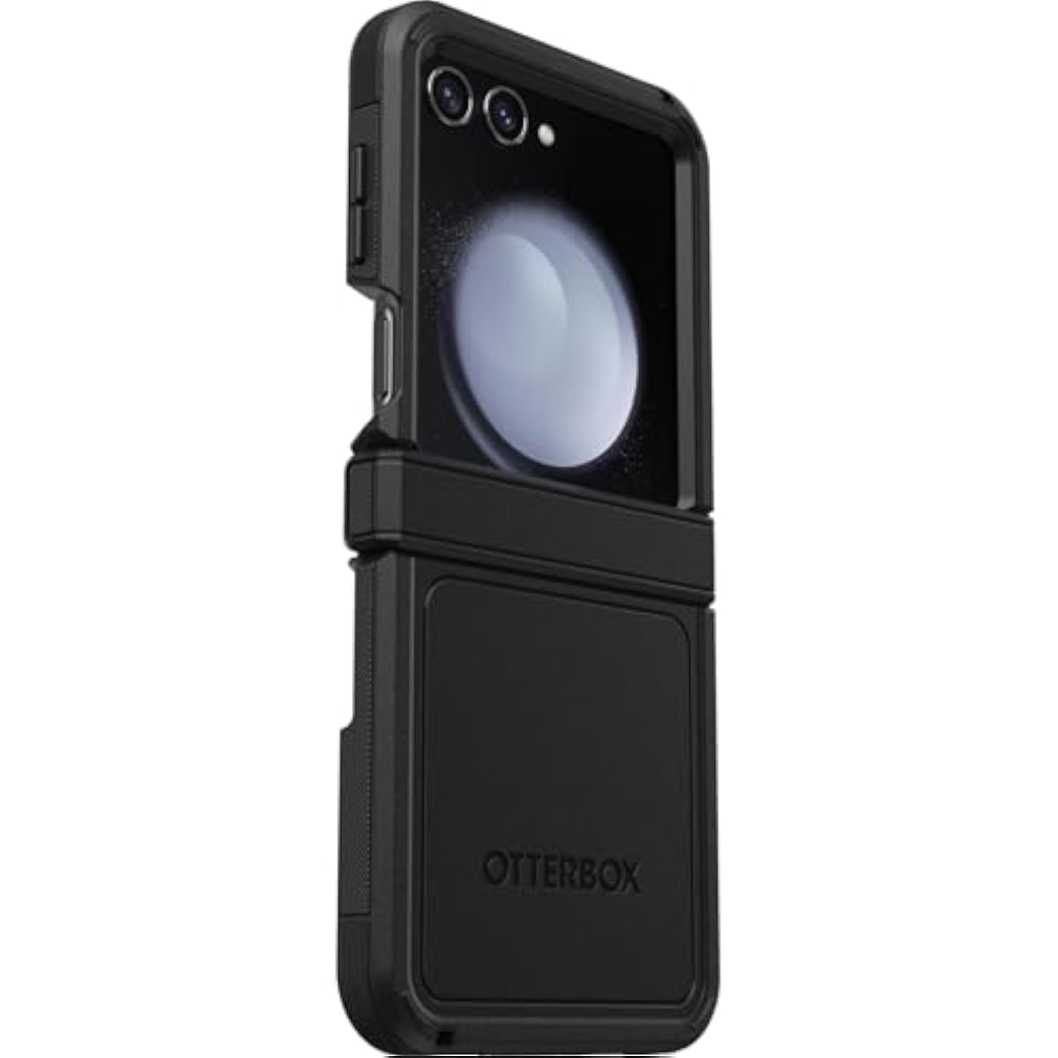 OtterBox Galaxy Z Flip5 Defender Series XT Case - Black, screenless, Rugged Hinge Protection, Lanyard Attachment, PowerShare and Wireless Charging Compatible