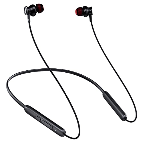 Bluetooth Headphones,V5.2 Wireless Bluetooth Earbuds w/Mic in-Ear Magnetic Neckband Earphone 30Hrs Playtime, IPX7 Sweatproof Deep Bass Headset for