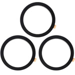 Universal Metal Ring Sticker For Magnetic Charger Compatible With Iphone/Samsung/Android All Cellphones, Magnetic Mount/Phone Holder Conversion Accessories, 3Pcs, Black