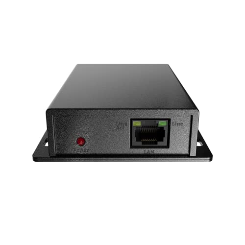 Ethernet Range Extender 600M 2000Ft Over Twisted Utp Kit Or Bnc Cable Or Copper Wire - Compatible With Any Ethernet Device - Lan Distance Repeater Booster Bridge - Bnc To 2Pin Adapters In Set