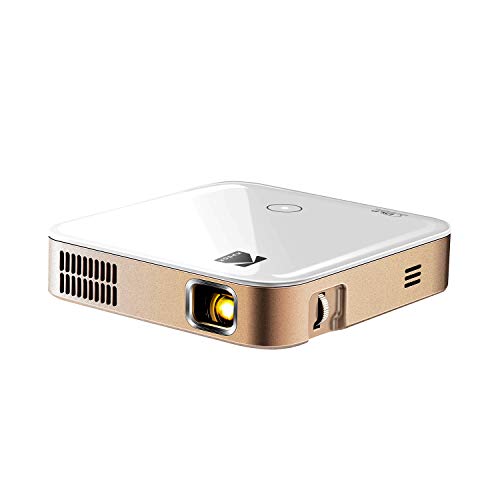 Luma 350 Portable Smart Projector W/ Luma App | Ultra Hd Rechargeable Video Projector W/ Onboard Android 6.0, Streaming Apps, Wi-Fi, Mirroring, Remote Control & Crystal-Clear Imaging