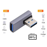 Cy Usb 3.0 Type A Male To Female Extension Power Data Video Adapter Low Profil
