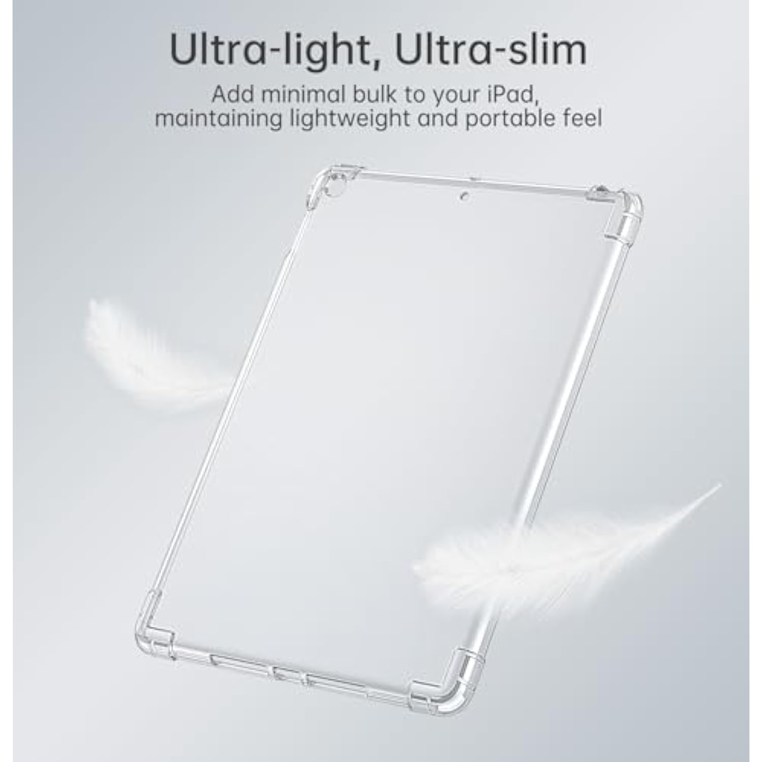 MoKo Case Fit iPad 9th/8th/7th Generation 10.2-inch 2021/2020/2019, Anti-Scrat