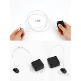 6.5 Ft Retractable Remote Control Cable Tether Lock With Adjustable Locking Leash Length Clasp,Remote Control Security Lanyard Lock For Tv Remote Control,Gaming Controller,Tablets Showroom -2 Pcs