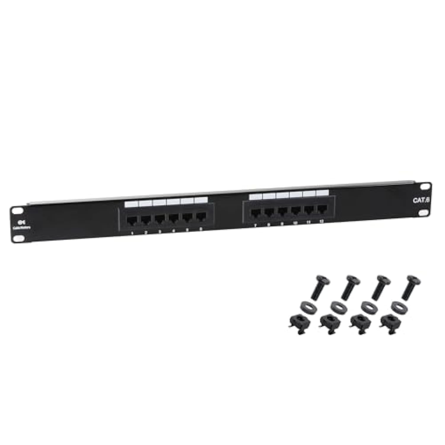 Cable Matters [UL Listed] 12 Port Patch Panel Wall Mount or Rackmount ...