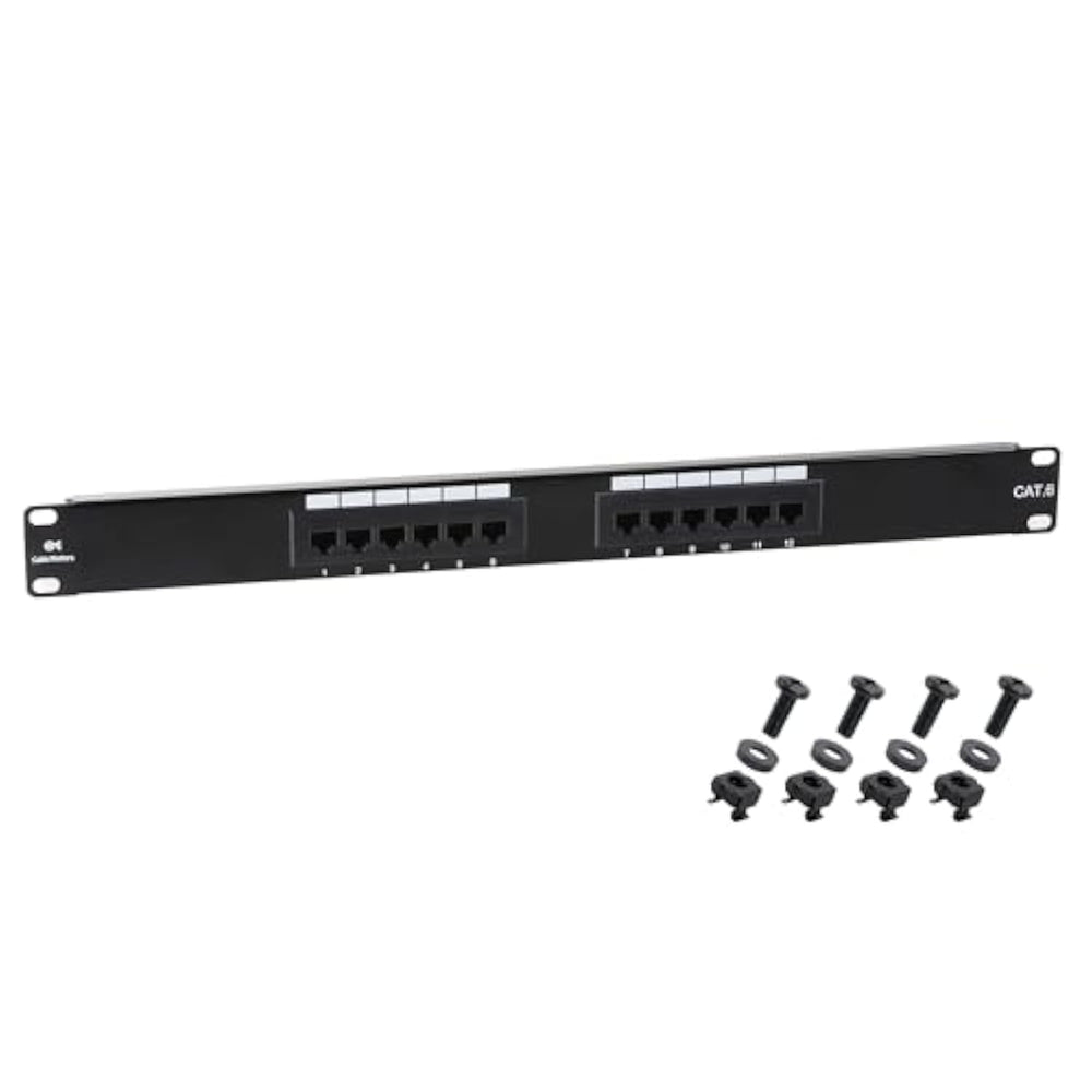 Cable Matters [UL Listed] 12 Port Patch Panel Wall Mount or Rackmount ...