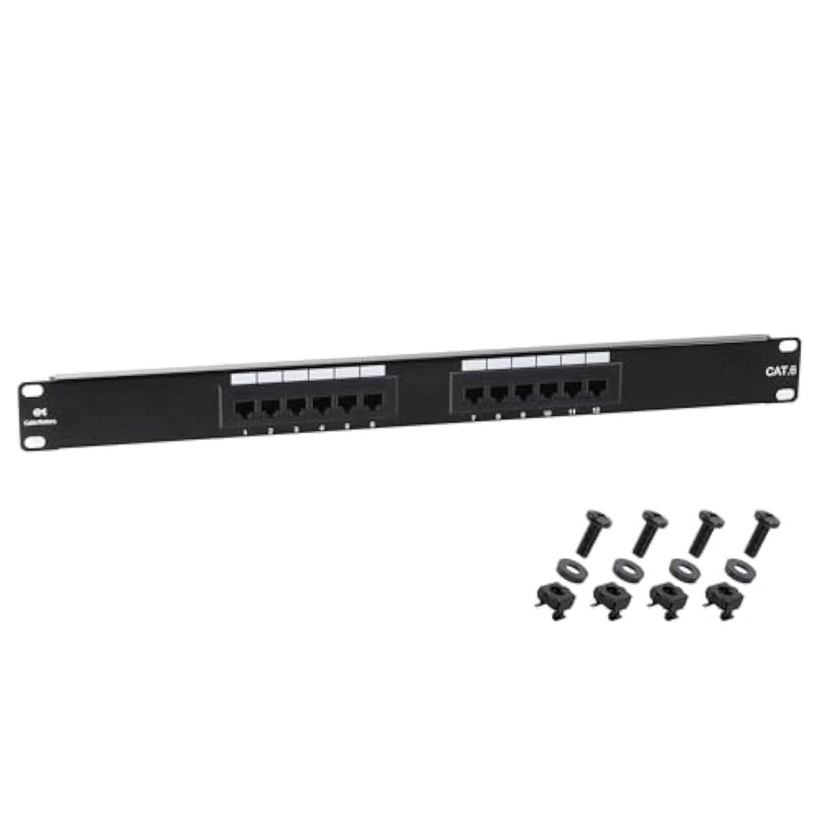 Cable Matters [UL Listed] 12 Port Patch Panel Wall Mount or Rackmount ...