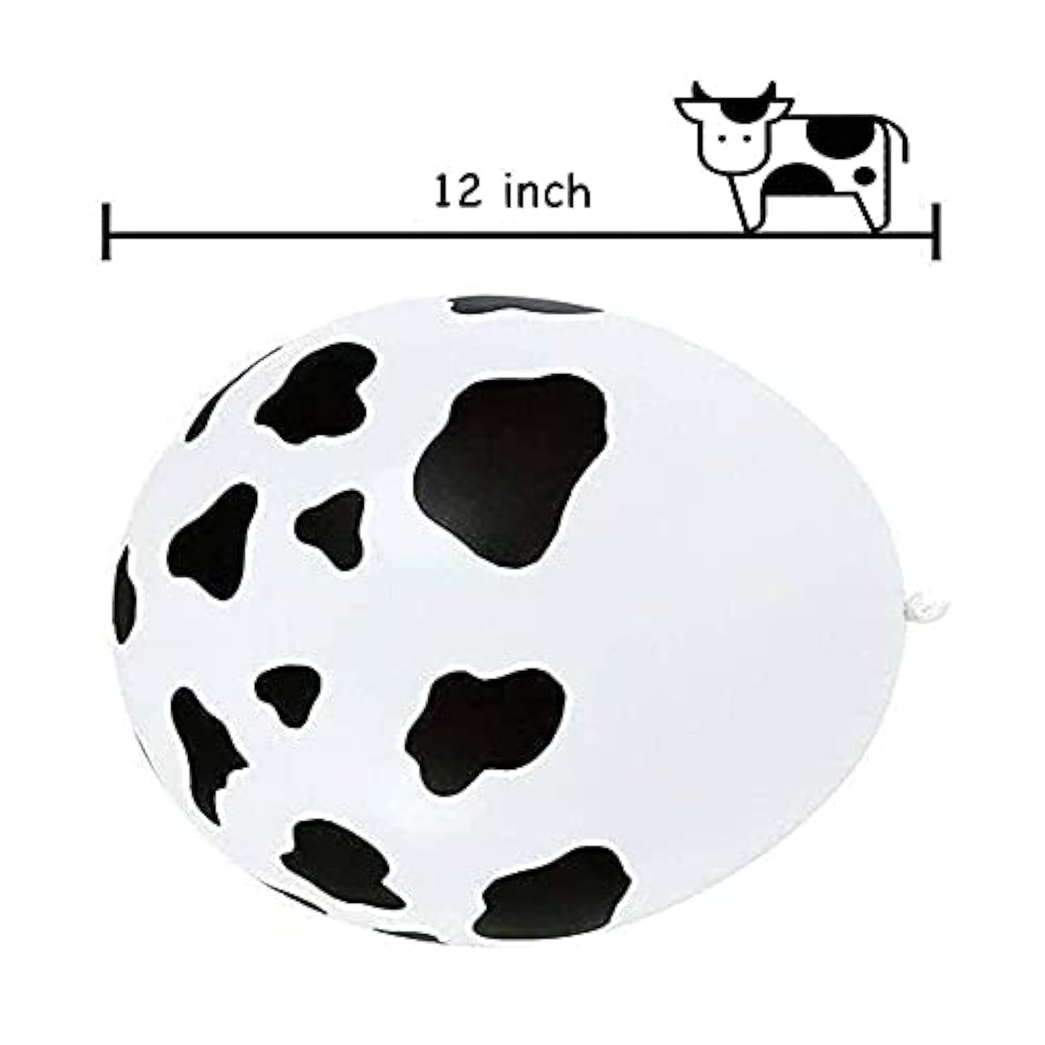 50 Pack Cow Print Balloons Western Cowboy Birthday Party Decorations Supplies