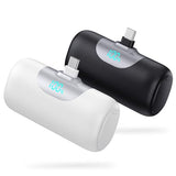 [2-Pack]5500mAh Portable Charger for iPhone 17/16, LCD Display USB C Mini Power Bank, PD Fast Charging Travel Lipstick Sized Battery Pack for iPhone