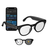 AI Smart Glasses with Camera 4K, 8MP HD Video Recording Glasses, AI Assistant, Hands-Free Wearable Tech Bluetooth Speakers, Real-Time Translation &