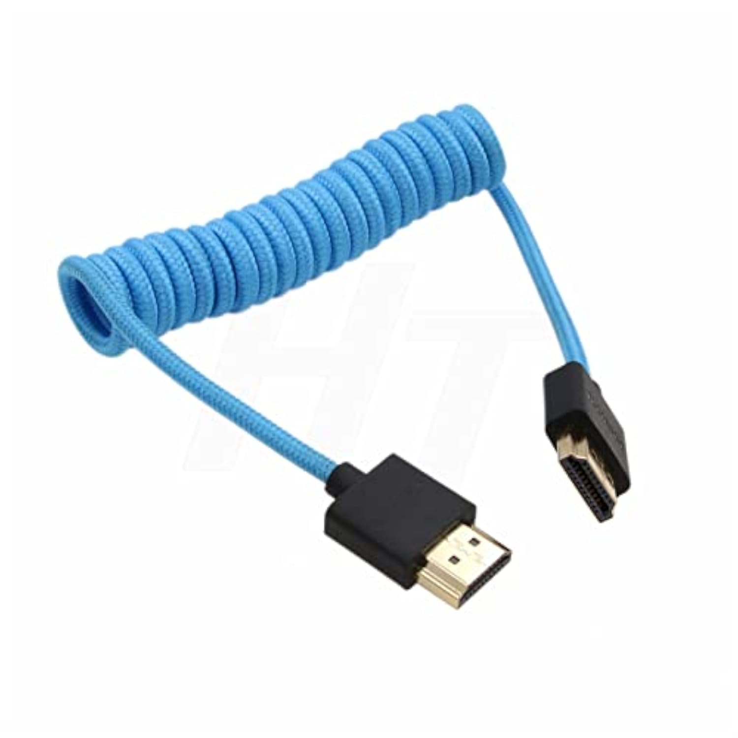 Hdmi 4K 120P 8K 30P Cable Braided Coiled For Atomos Portkeys Feelworld Blackma