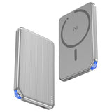 Minimag Portable Charger, 5,000Mah Wireless Magnetic Fast Charging Pack With Usb-C Cable, Designed For Iphone 16 Pro Max/16 Pro/16/15/14/13/12 Series - Grey