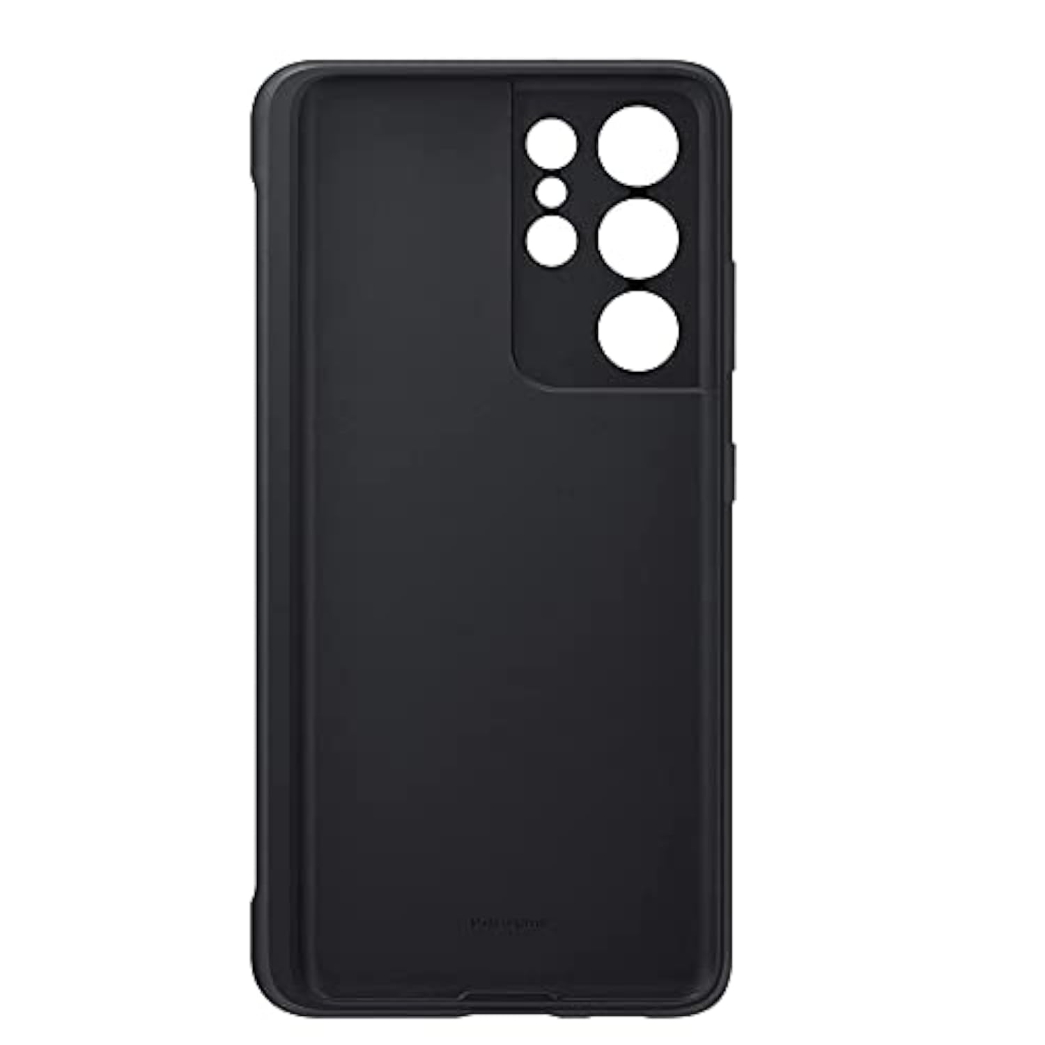 For Galaxy S21 Ultra Case With S Pen Holder, Liquid Silicone Phone Cover With Stylus Slot (S-Pen Not Included) Anti-Fingerprint Military Shockproof Protection For Samsung S21 Ultra 5G - Black