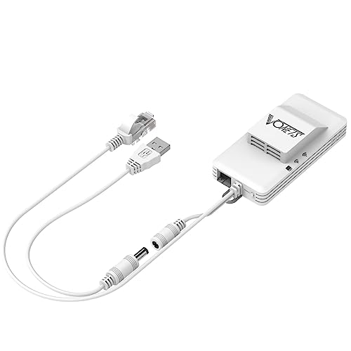 Vap11Ac 2.4G+5G Wifi Bridge/Wireless Repeater/Wired To Wifi Adapter 1200Mbps With Rj45 Ethernet Cable Good Partner For Security System, Ip Device