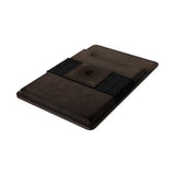 Brown Leather Groove Wallet Go Minimalist Card Holder with Magsafe and Cash Strap