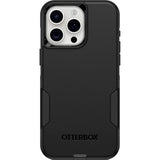 OtterBox iPhone 15 Pro MAX (Only) Commuter Series Case - BLACK, slim & tough, pocket-friendly, with port protection (Unit ships in polybag, ideal for business customers)