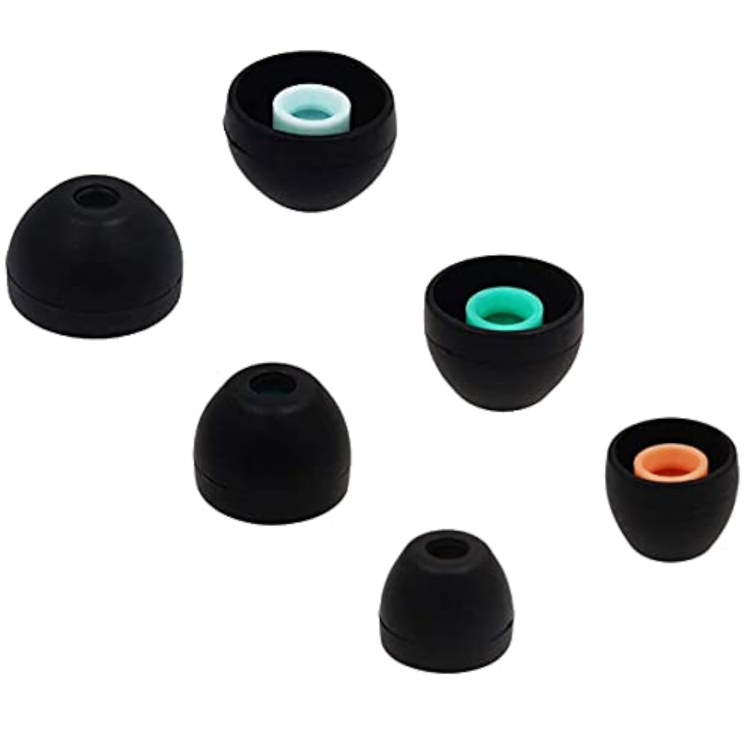 Eartips Compatible With Sony Wf-1000Xm4 Wf-1000Xm5 Earbuds, S/M/L 3 Pairs Soft Silicone Ear Tips Earbuds Tips, Compatible With Sony Wf-1000Xm5 Wf-1000Xm4 Silicon Tips Xm4 3 Pairs, Sml, Black