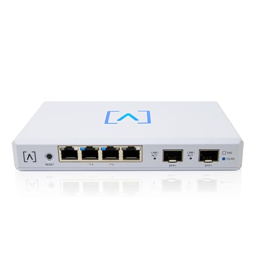 Route10 | 10 Gig Multi-Wan Router | High-Performance Qualcomm Quad-Core Hardware-Accelerated Vpn Router | 2 10 Gbps Sfp+ And 4 2.5 Gbps Ports | Real-Time Stats | Load Balancing | 40W Poe+