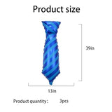 Blue Necktie Balloons Father's Day Balloons Big Necktie Balloon for Father's Day Party Decorations Fathers Day Decor Supplies Ballons Arch Kits Party Balloon Sets 3pcs