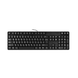 Mcsaite Wired Arabic/English Computer Keyboard, Full-Size Keyboard, 104-Keys,