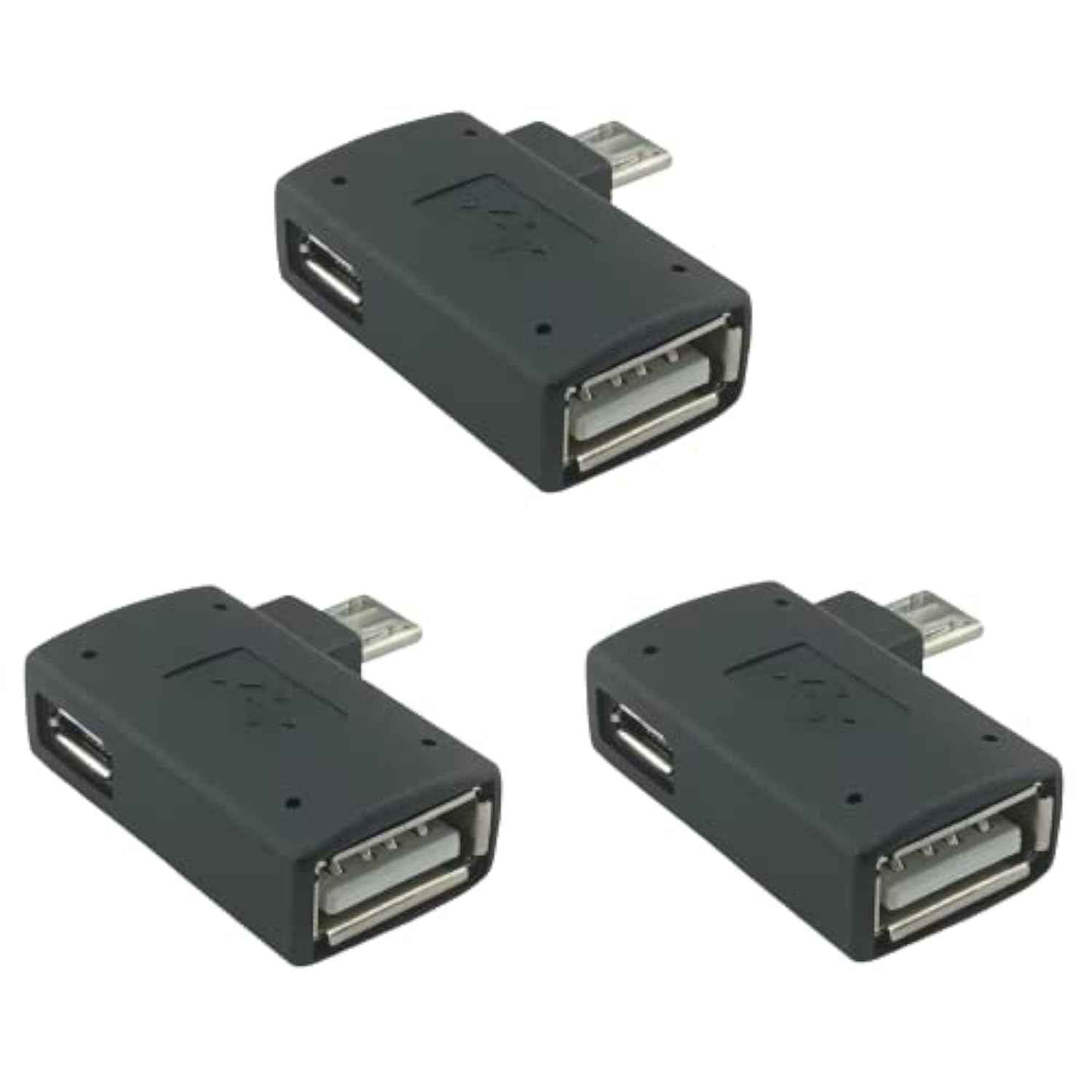 3 Pack Otg Cable Adapter For Fire Tv Stick 4K Max/Cube/Lite,Powered Micro Usb To Usb Otg Adapter Compatible Android Smartphones,Tablets,Host Devices Etc