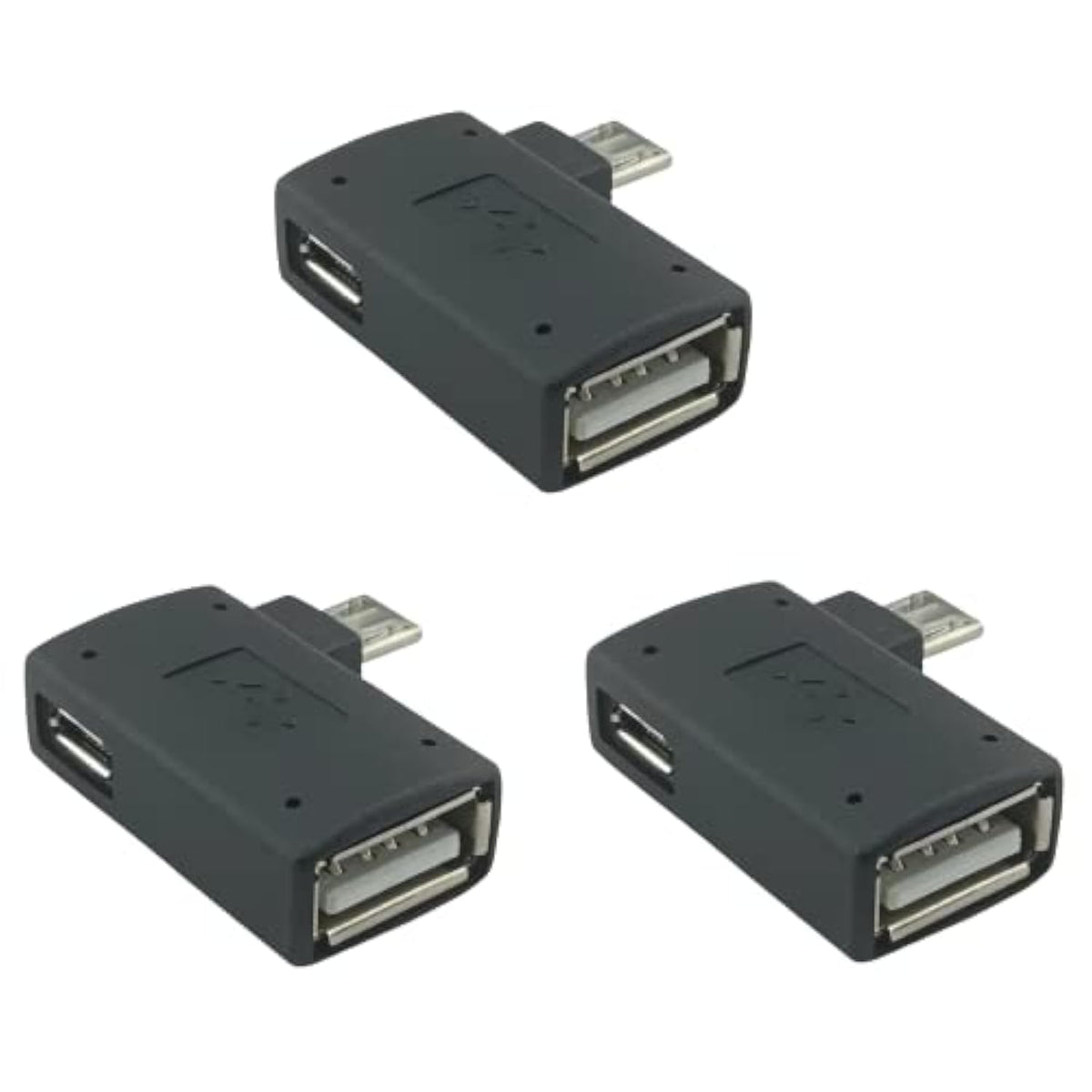 3 Pack Otg Cable Adapter For Fire Tv Stick 4K Max/Cube/Lite,Powered Micro Usb To Usb Otg Adapter Compatible Android Smartphones,Tablets,Host Devices Etc