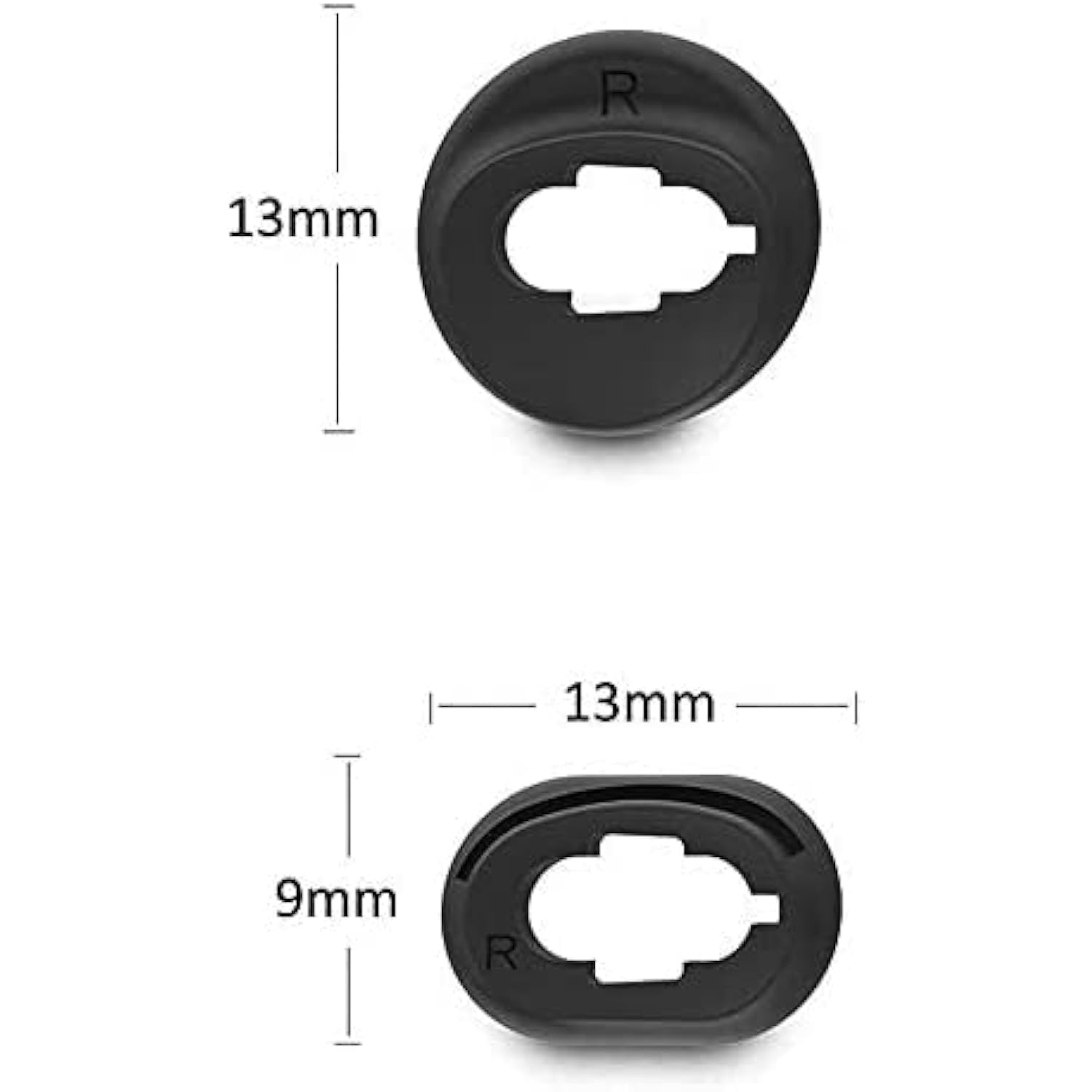 16 Pcs Silicone Ear Tips Compatible With Galaxy Buds Live, 2 Size 8 Pairs Ear Adapter Eartips Replacement For Samsung Galaxy Buds Live Accessories Rubber Earbuds Tips, Black