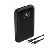 Belkin Portable Charger, 3-Port Laptop Power Bank 20000 mAh - USB-C & USB-A Ports, 65W iPhone Charger Fast Charging - MacBook, Apple iPhone 17, iPad, Samsung Galaxy S25, Nintendo Switch 2, etc - Black